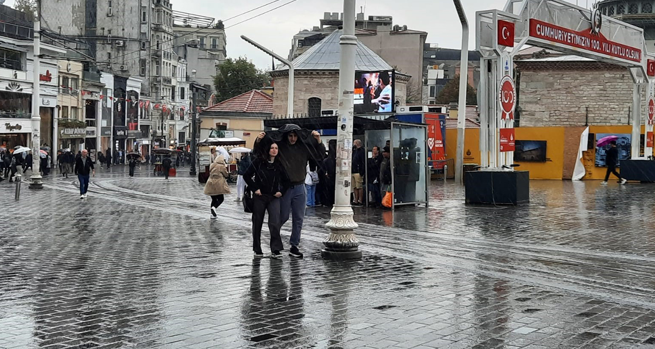 İstanbulda sağanak yağış etkili oldu