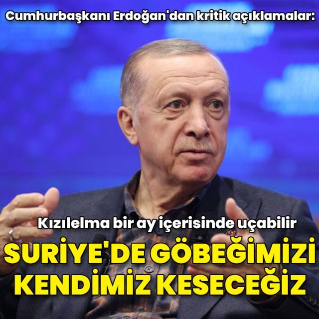 Cumhurbaşkanı Erdoğan Samsun Gençlik Buluşması nda konuştu Suriye de göbeğimizi kendimiz keseceğiz