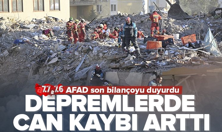 AFAD: Depremlerde 42.310 vatandaşımız vefat etti.