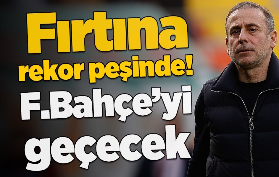 Trabzonspor rekor peşinde! Fenerbahçe'yi geçecek