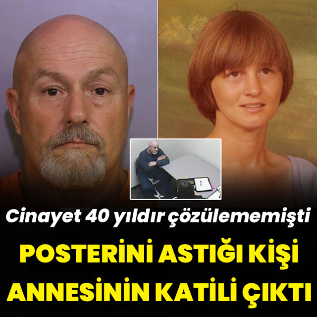 Gerçek 40 yıl sonra ortaya çıktı Duvara posterini astığı kişi annesinin katili çıktı