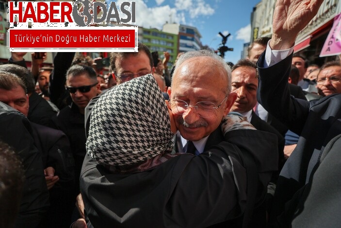 Konyada Kemal Kılıçdaroğlu ve beraberindekilere yoğun ilgi