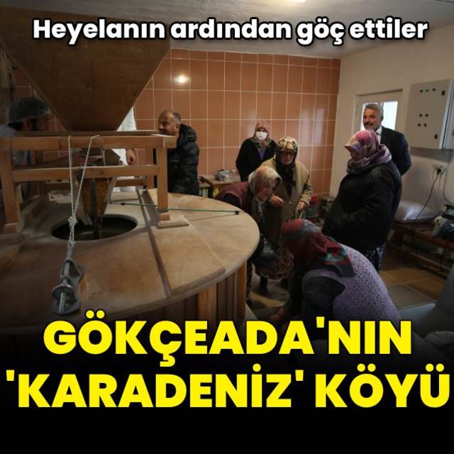 Gökçeada nın Karadeniz köyü