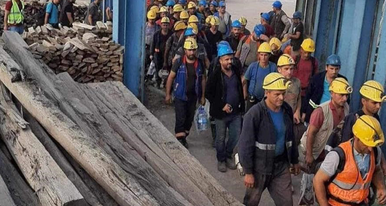 Doruk Madencilik işçileri kendilerini yeraltına kapattı