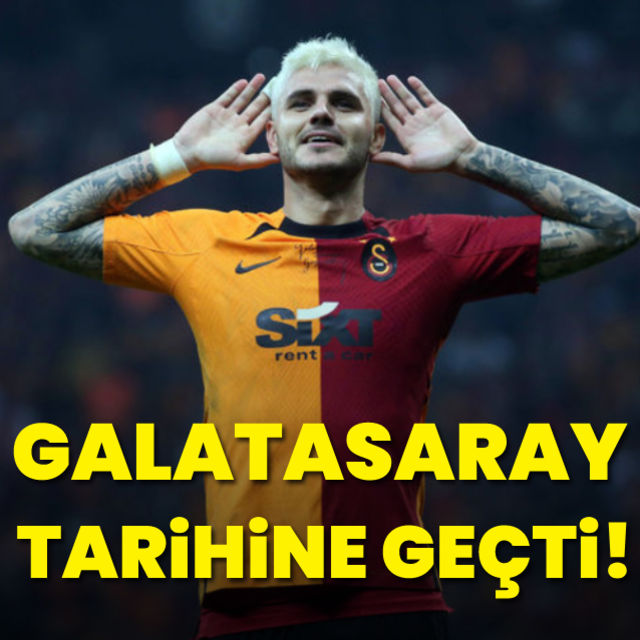 Icardi Galatasaray tarihine geçti