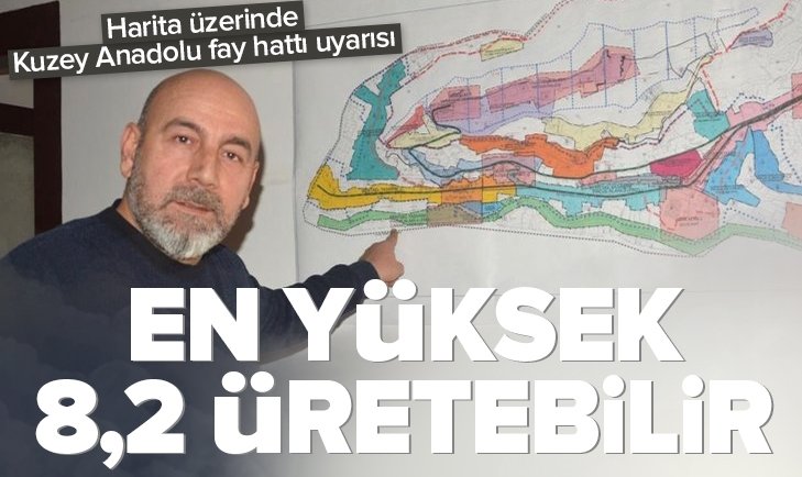 Jeoloji yüksek mühendisinden Kuzey Anadolu fay hattı hakkında flaş sözler! Üretebileceği en yüksek deprem büyüklüğü 8,2.