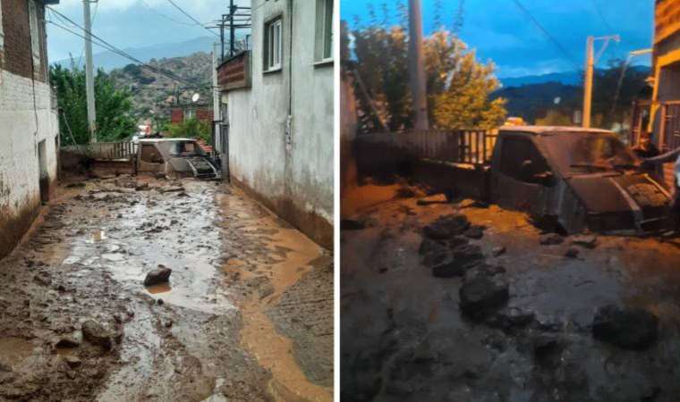 Aydını sağanak vurdu Yollar göle döndü