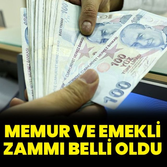 Son dakikan Memur ve emeklinin maaş zammı için enflasyon farkı belli oldu