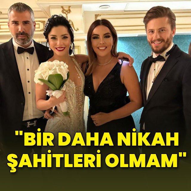 Aslı Hünel Bir daha nikah şahitleri olmam