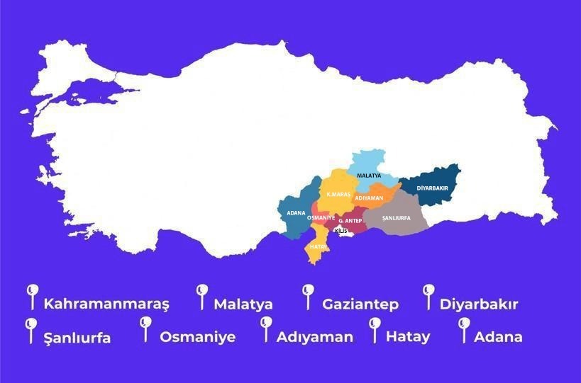 Kahramanmaraş merkezli depremler 10 ilde yıkım getirdi  Arama kurtarma çalışamları dördüncü günde de aralıksız sürüyor