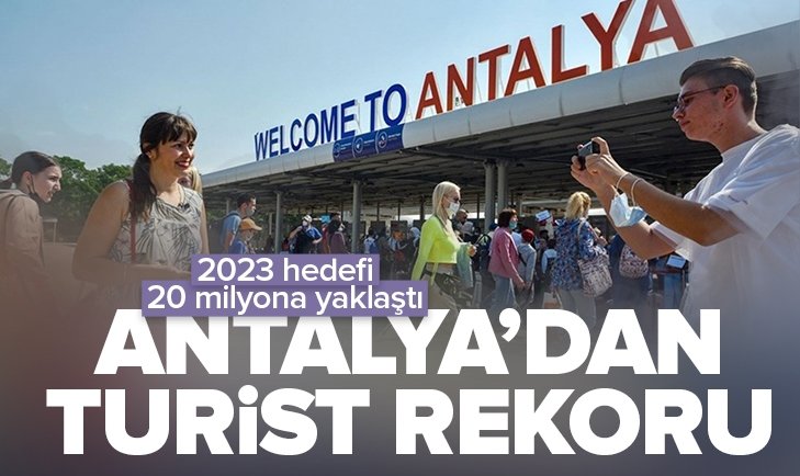 Antalya turizmine 2022 dopingi Yüzde 48 artış