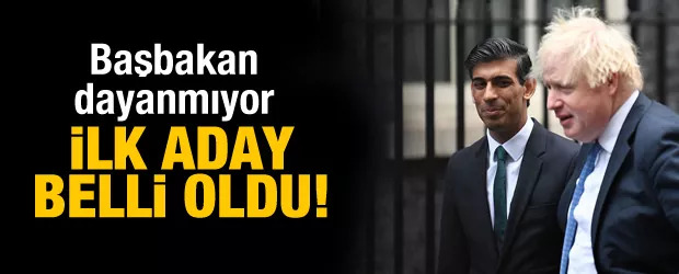 Başbakan dayanmıyor: İngiltere'de ilk aday belli oldu!