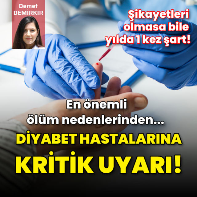 Kalp ve damar hastalıkları diyabet hastalarında en önemli ölüm