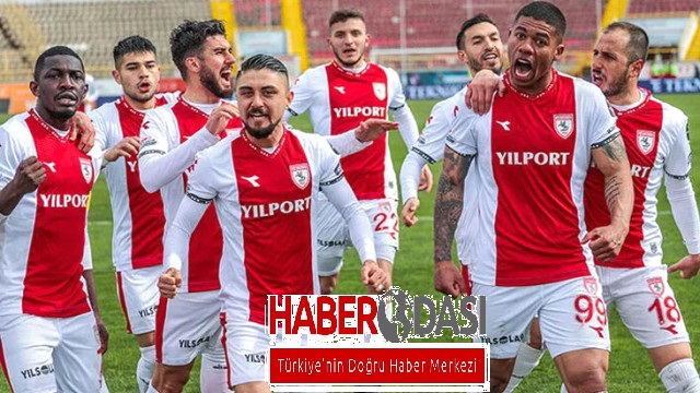 Deplasmanda farka koştular Samsunspor gümbür gümbür Süper Lige geliyor