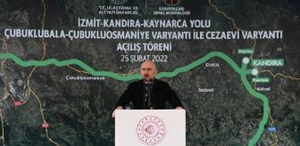 Bakan Karaismailoğlu İzmit Kandıra Kaynarca yolu ile 109,2 milyon TL tasarruf edilecek