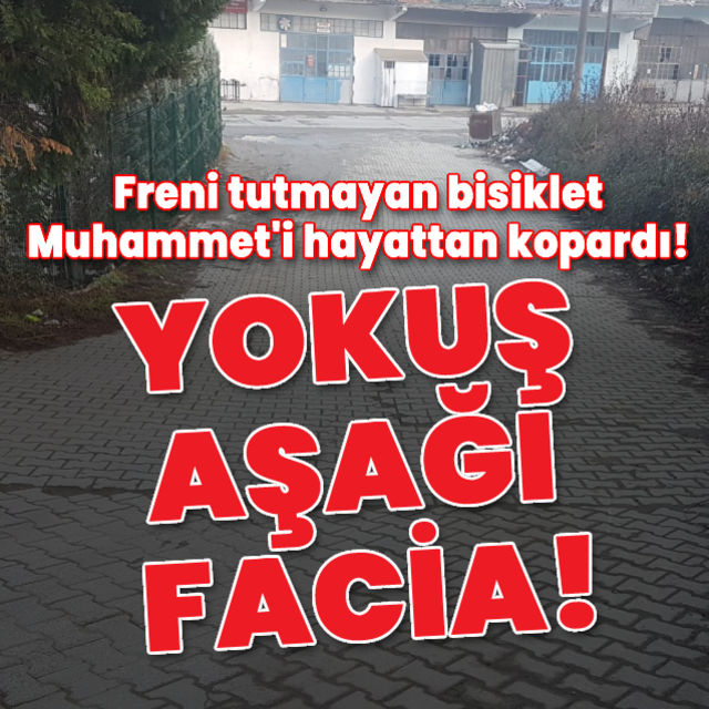 Bisikletle duvara çarpan Muhammet Enes hayatını kaybetti