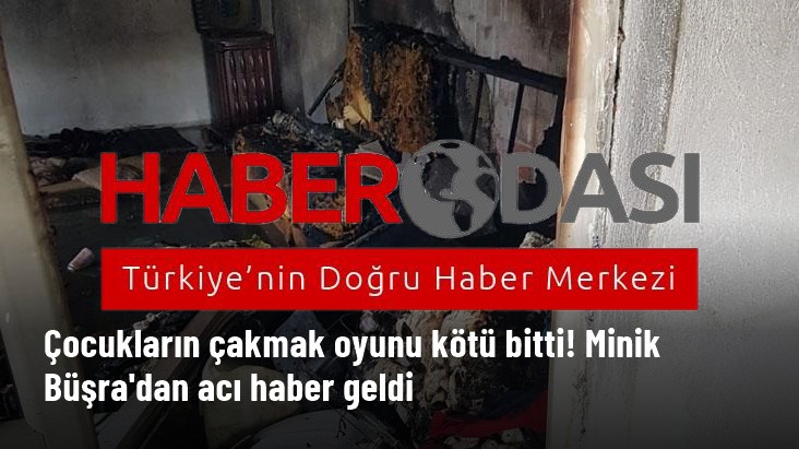 Çocukların sobanın üstüne koyduğu çakmak patladı