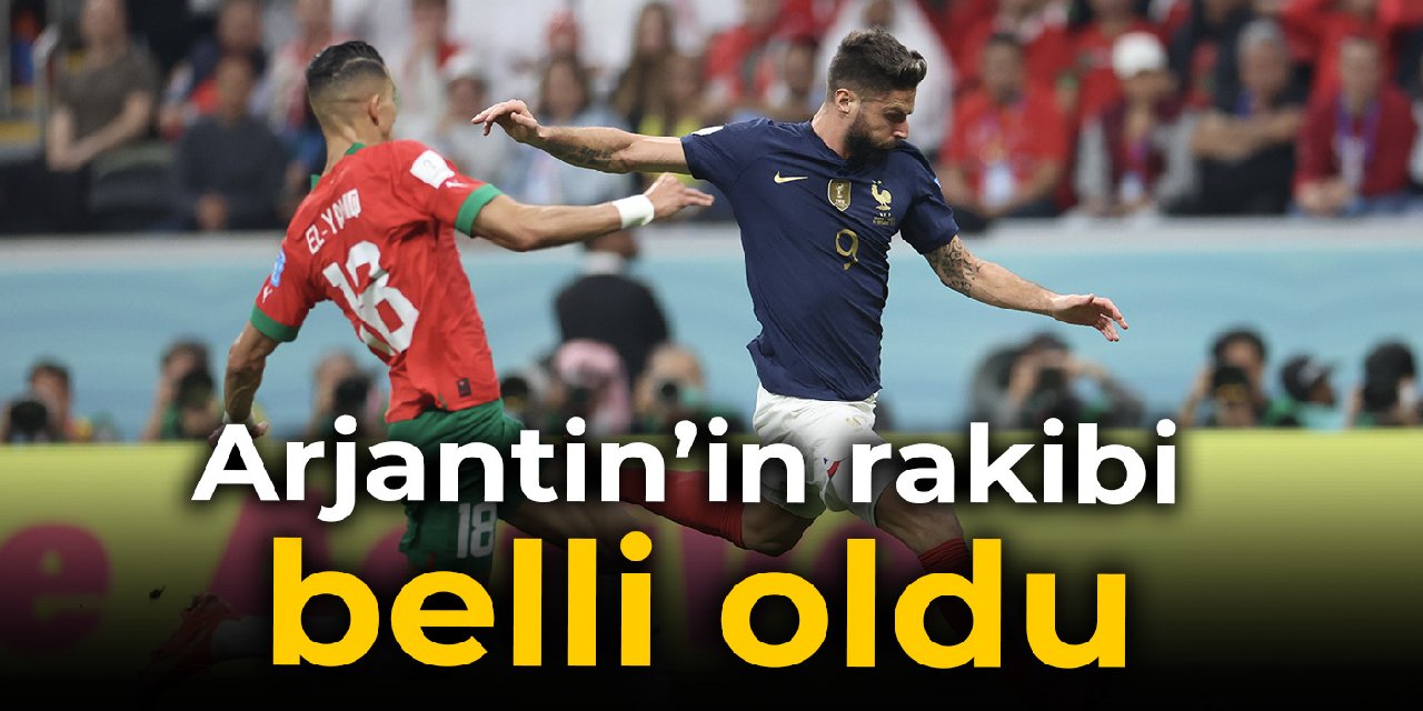 Arjantin in rakibi belli oldu