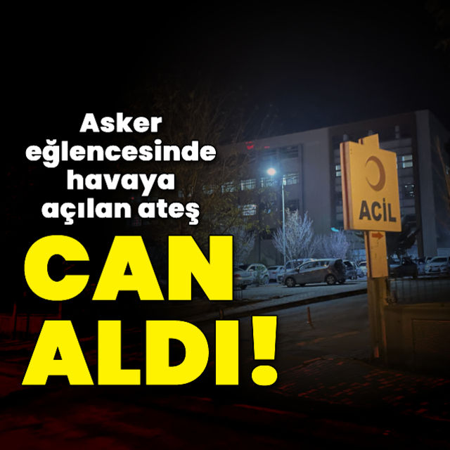 Niğde de asker eğlencesinde havaya ateş açılması sonucu yaralanan 2 kişiden biri öldü