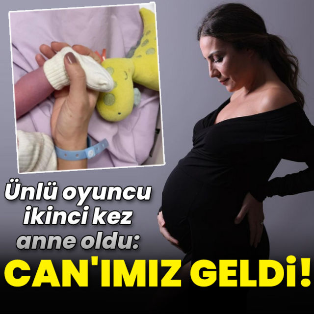 Burcu Kara ikinci kez anne oldu