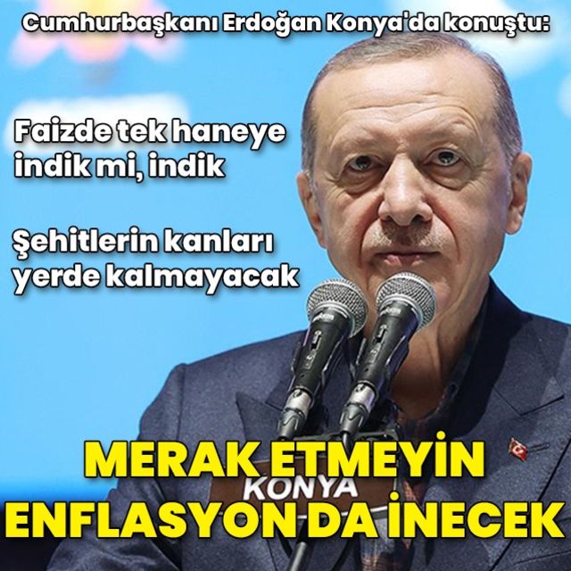 Cumhurbaşkanı Erdoğan dan açıklamalar