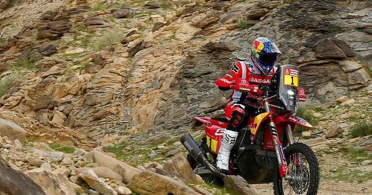 Son şampiyon Sam Sunderland  Dakar Rallisi ne veda etti