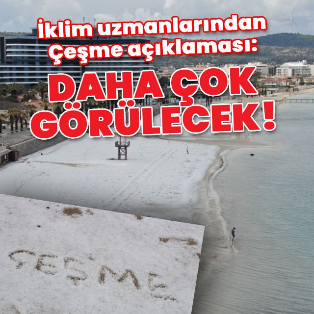 Çeşmede etkili olan doluyu değerlendirdi