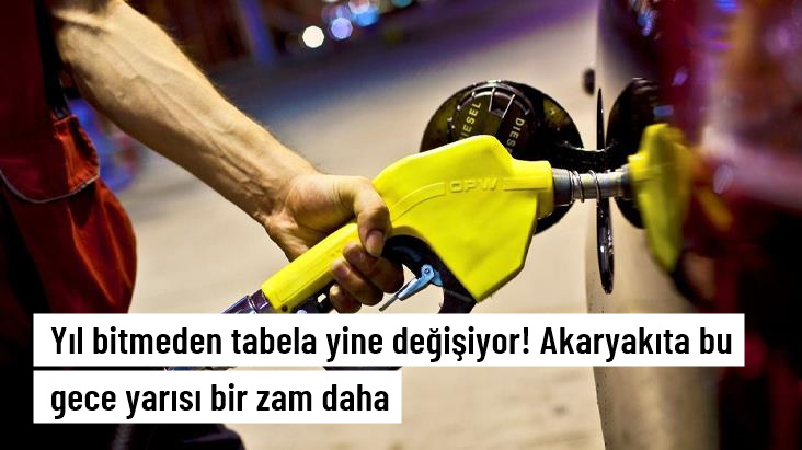 Bu gece yarısından itibaren benzine 84 kuruş zam gelmesi bekleniyor