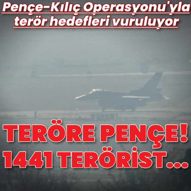 Teröre pençe 1441 terörist etkisiz hale getirildi