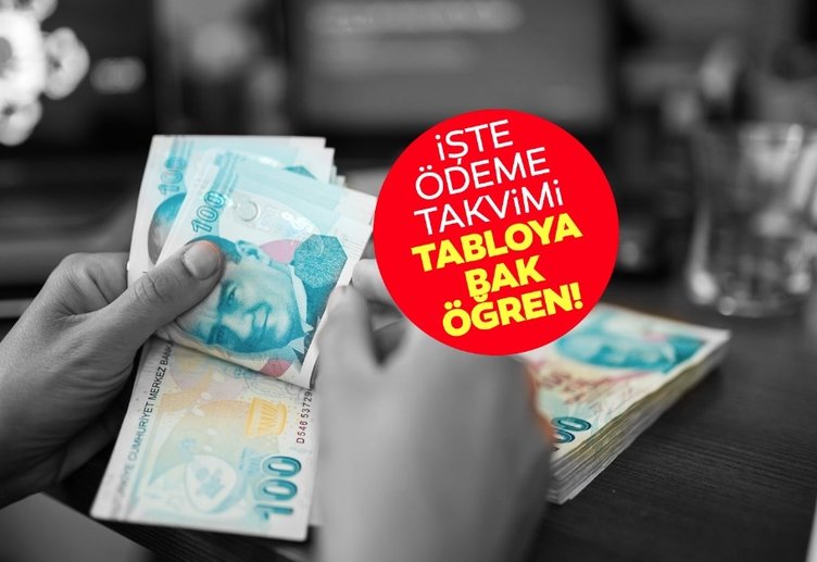 Emekli maaşı hesaplama 2023 Tablolara bak öğren Zamlı maaşlar ne zaman yatacak