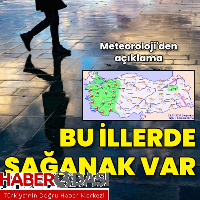 Meteorolojiden sağanak yağış uyarısı Bu bölgeler dikkat