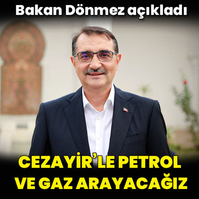 Türkiye ile Cezayir ortak petrol ve doğal gaz arama şirketi kuruyor