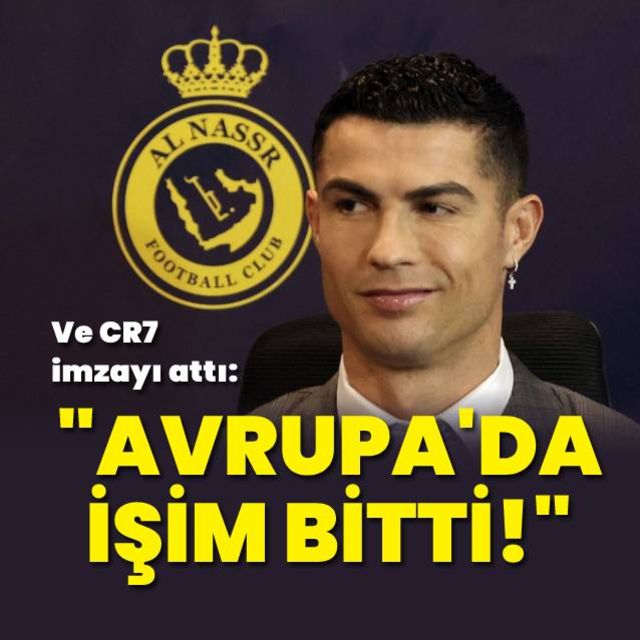 Ve Ronaldo imzayı attı  Avrupa da işim bitti  her şeyi kazandım