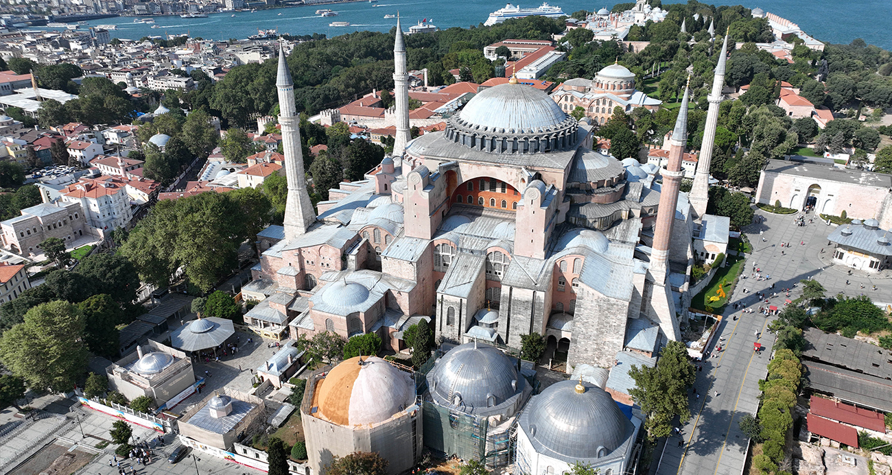 Ayasofya  Kebir Camii Şerifinde restorasyon başladı