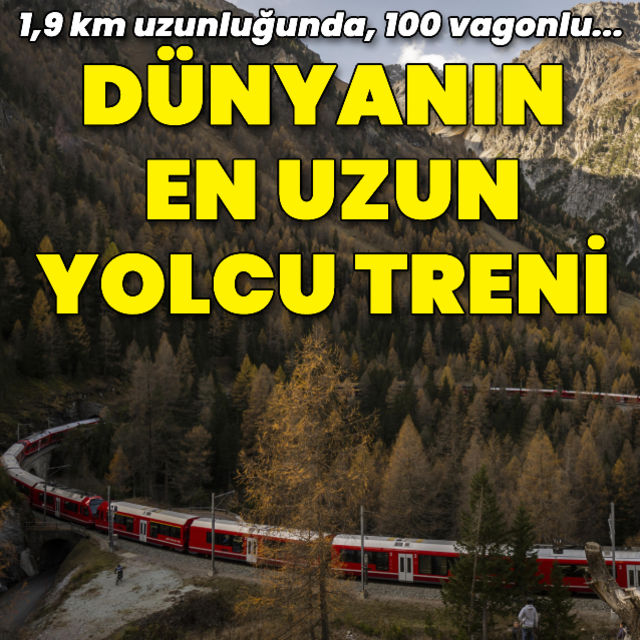 Dünyanın en uzun yolcu treni seferi İsviçrede 1 9 kilometre uzunluğundaki tren seferini gerçekleştirdi