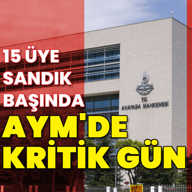 AYM de kritik gün Başkan seçiliyor