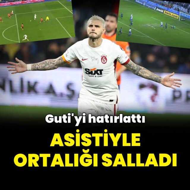 Icardi nin asisti olay oldu  Guti yi hatırlattı