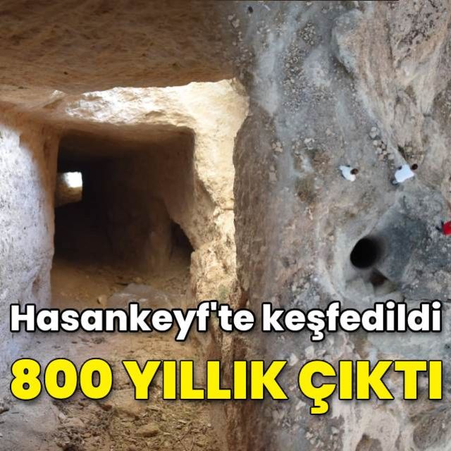 Hasankeyf teki 6 kilometrelik su kanalı 800 yıllık çıktı