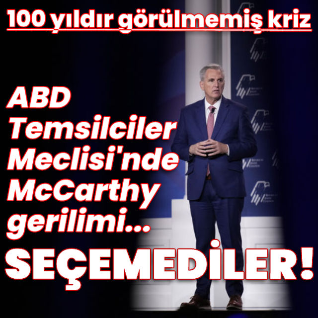 ABD Temsilciler Meclisi  nde kaos Cumhuriyetçiler başkanı seçemedi