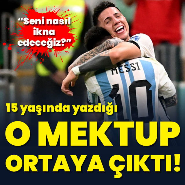 Arjantin de Enzo Fernandez den Lionel Messi ye duygusal mektup