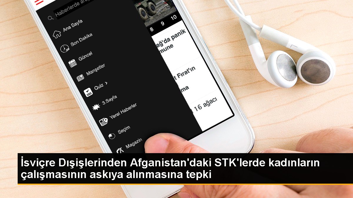 İsviçre Dışişlerinden Afganistan daki STK lerde kadınların çalışmasının askıya alınmasına tepki