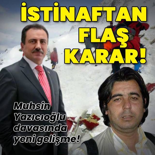 Muhsin Yazıcıoğlu davasındaki beraate istinaftan flaş karar