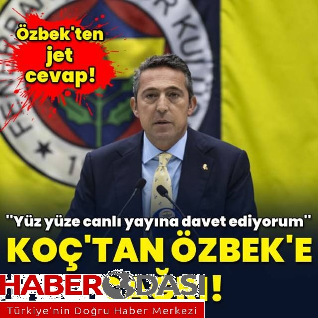 Ali Koçtan Dursun Özbeke çağrı Cesaretiniz varsa canlı yayına davet ediyorum