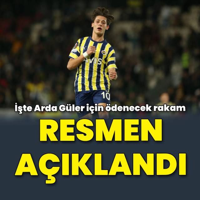 Son dakika Fenerbahçe Arda Güler için Gençlerbirliği ile anlaştı İşte ödenecek rakam